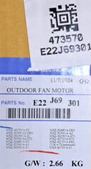 Mitsubishi Electrik Outdoor Fan Motoru