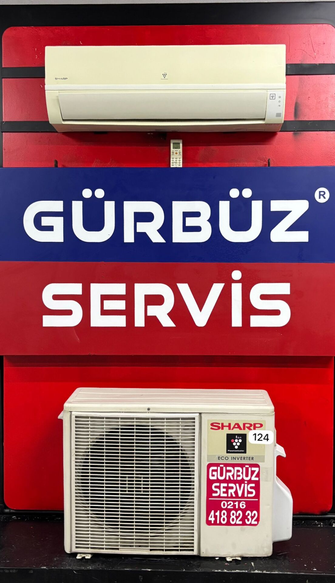 Sharp AYXP9LSR 9000 BTU/h İnverter ikinci el klima