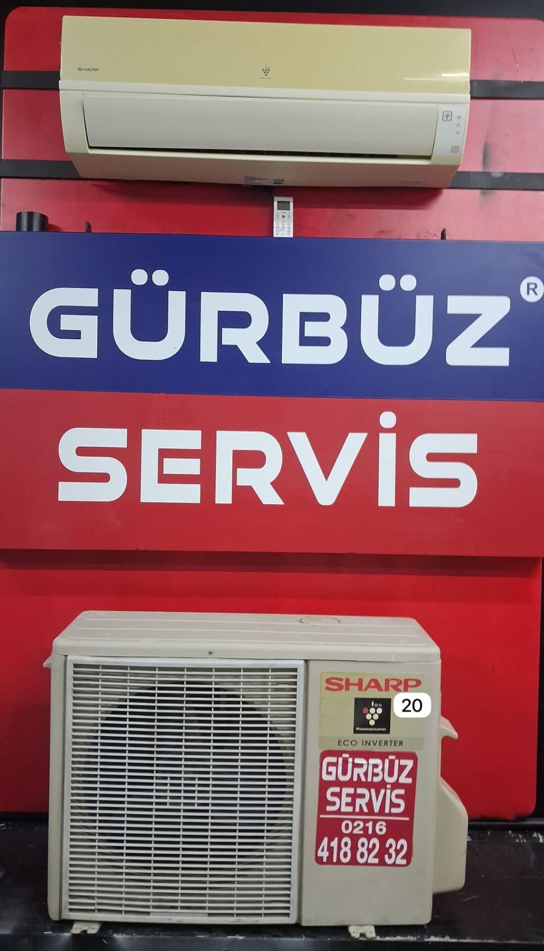 Sharp AY-XP12LSR 12000 BTU/h Inverter İkinci el klima