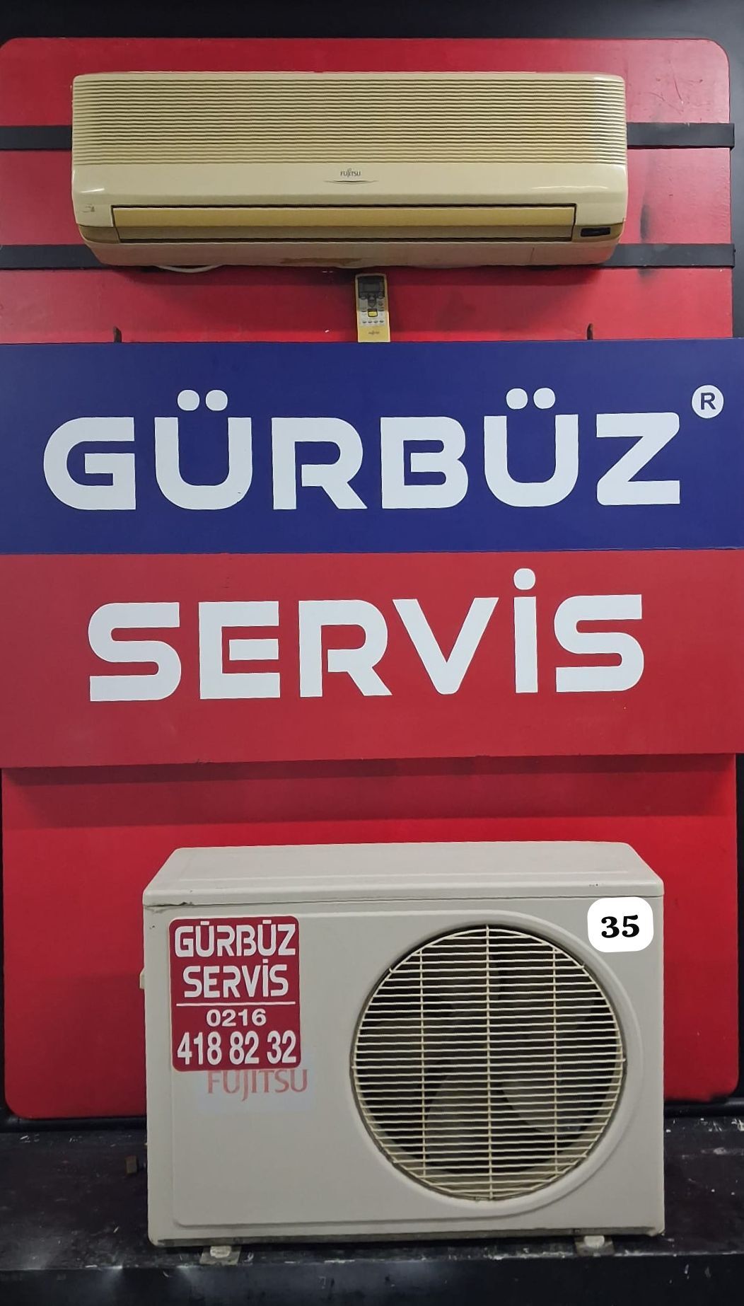 Fujitsu ASY14RSF 14000 BTU/h ON-OF İkinci el klima