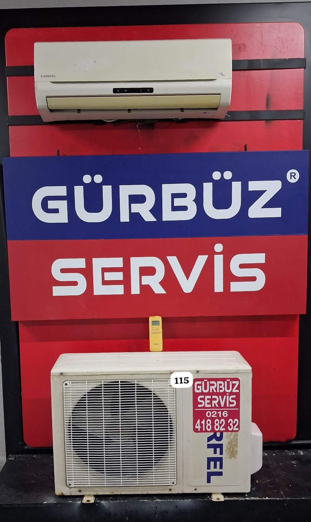 Airfell 9000 BTU ON-OF  İkinci el klima