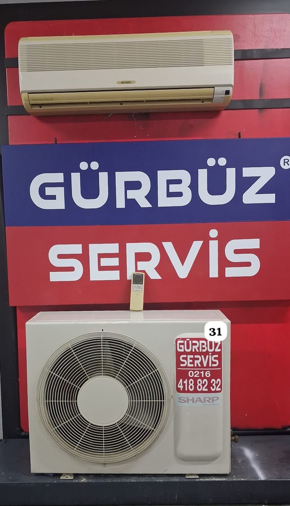 Sharp AY-A129E 12000BTU/h ON-OF İkinci el klima