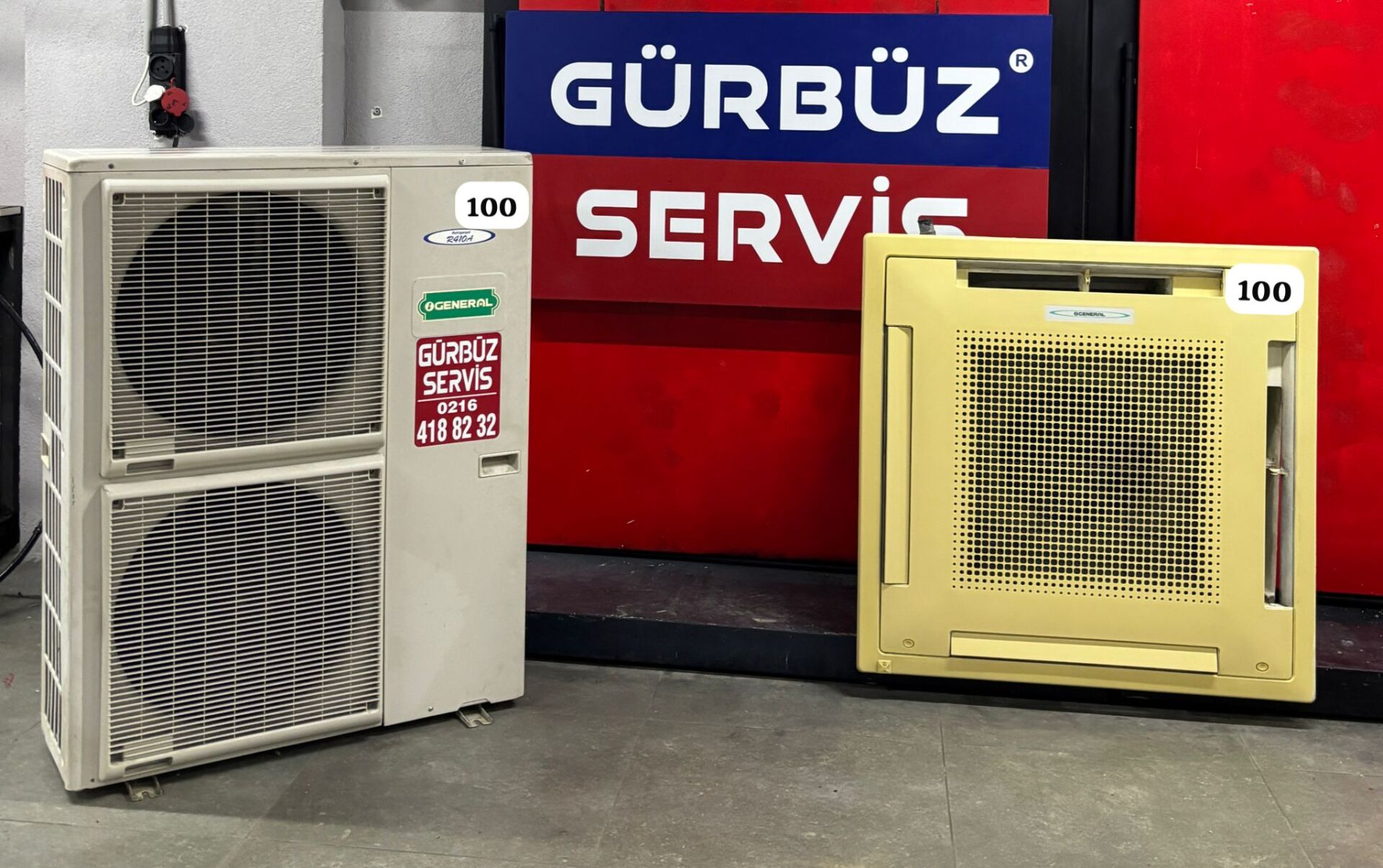 General A0G45UMAXT 48000 BTU/h ON-OF İkinci el klima